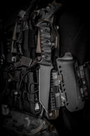 Kzr- Nimbus Tantō Sandvik Tactical (G10 Black & Red)