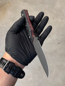 EDC - High Carbon (G10 Preto e Espaçador Vermelho)