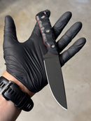 EDC - Sandvik Tactical (G10 Preto e Espaçador Vermelho)