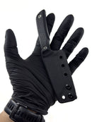 EDC- Mini Tantō Sandvik Tactical (G10 Preto e Espaçador Vermelho)