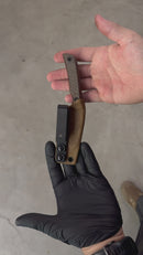 EDC- Mini Wharncliffe High Carbon (Coyote)