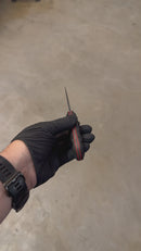 EDC - Mini Sandvik Tactical (G10 Preto e Espaçador Vermelho + Dragon Scale)